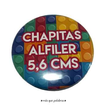 Chapitas Alfiler 56mm