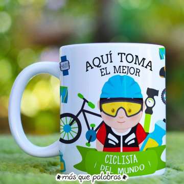 Tazón Aquí Toma el Mejor Ciclista
