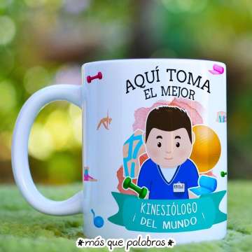 Tazón Aquí Toma el Mejor Kinesiólogo