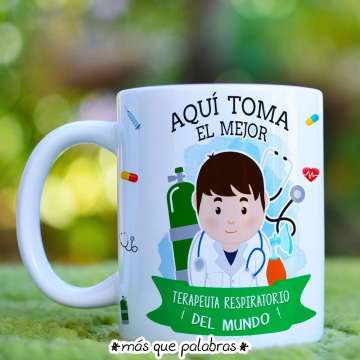 Tazón Aquí Toma el Mejor Terapeuta Respiratorio