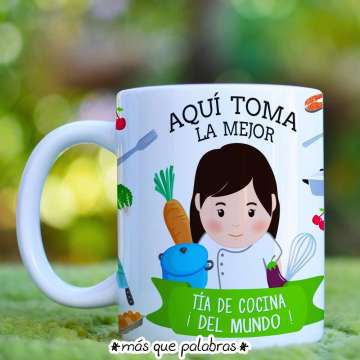 Tazón Aquí Toma la Mejor Tía de Cocina