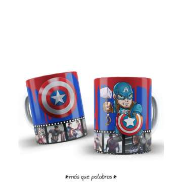 Tazón Superhéroes Capitán America
