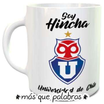 Tazón Fútbol Soy Hincha De Universidad De Chile 16
