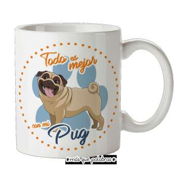 Tazón Perro Pug
