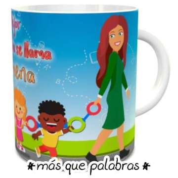 Tazón Educadora de Párvulos La Mejor Tía se Llama...