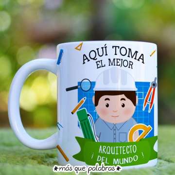 Tazón Aquí Toma el Mejor Arquitecto