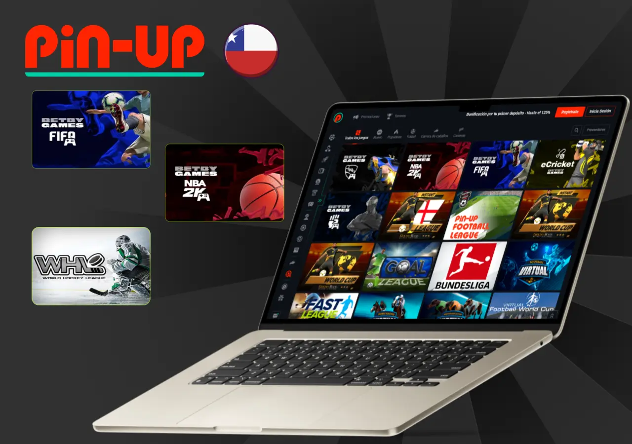 Deportes Virtuales en Pin Up Chile