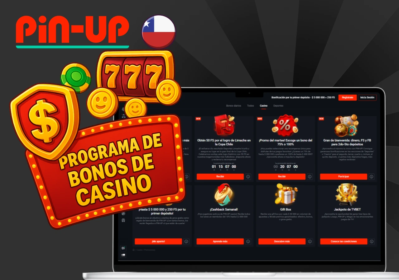 Programa de Bonos de Pin Up Casino