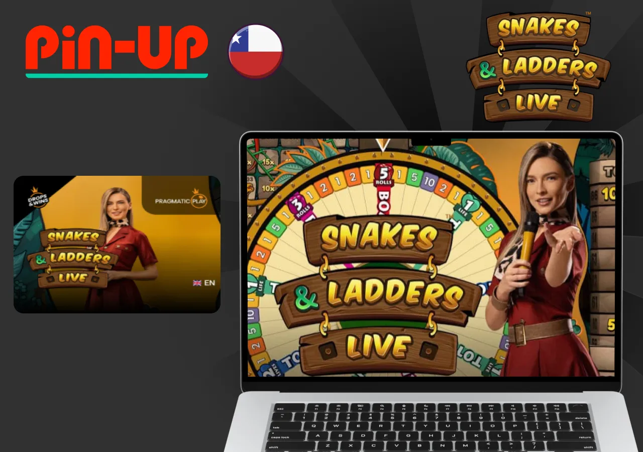 Juego en vivo Snakes and Ladders Live en Pin-Up Chile